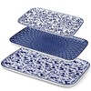 vancasso Serving Platters Set of 3, 16"/14"/12" Inch Rectangular Trays