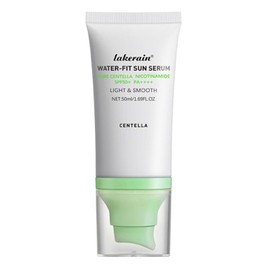 Centella Sunscreen SPF 50,Face Sun Screen Long-Lasting Protection,Madagascar Sunscreen, NO White Cast-Dry Oily Skincare,Moisturizing Non-ticky Centella Water-Fit Sun Serum for All Skin (Green)