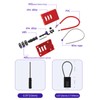 Maizoon 5 Pack 3 Digit Combination Lock with 500mm Heavy