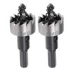 uxcell 2 Pcs 23mm High Speed Steel HSS Drill Bit