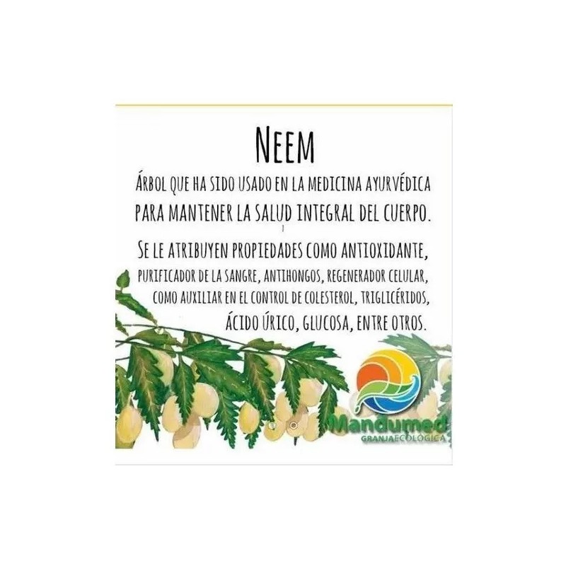 Mandumed Granja Ecológica 2 Jabon De Neem Con Carbon Activado