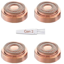 Replacement Heads for Finishing Touch Flawless Generation 2 Facial Hair Remover, 4 Count
