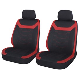 Sakura SS5399 - Fundas para Asientos de Coche, Color Rojo                                                                                             