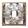 ANDALUCA Summer Seashell & Starfish 20" Coastal Wreath All Natural