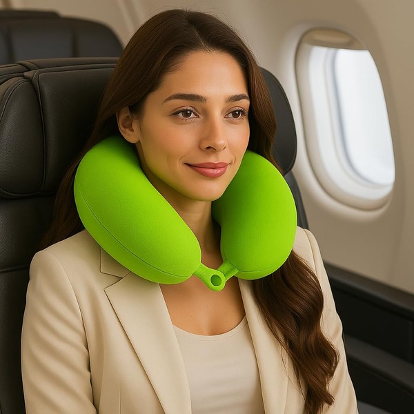 Kamaca Neck Cushion, Neck Support with Skin-Friendly Soft Plush