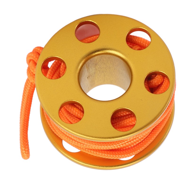 Scuba Diving Finger Reel Aluminum Alloy Mini Finger Spool Reel