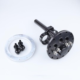 AC PERFORMANCE Twin Fuel Pump Hanger (230mm-290mm Tank) Weld in for Custom Aluminium Tank