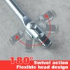 LEONTOOL Universal Joint Spark Plug Socket Wrench T-Handle Spark Plug
