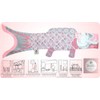 Madame Mo madamumo- Koinobori Medium (100 cm) [Silver]