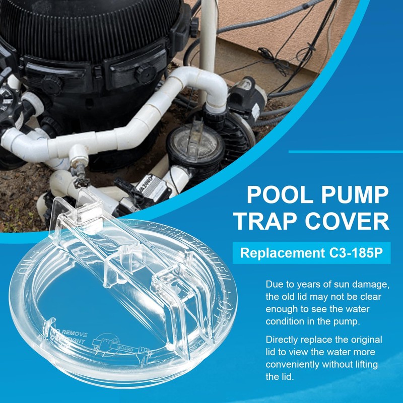 Replacement C3-185P Pool Pump Lid Trap Cover Fit for Sta-Rite