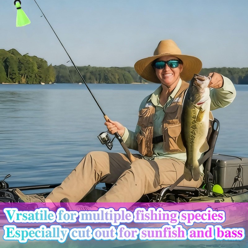 JolliLudo 25 Pcs Strike Indicators for Fly Fishing Wool Yarn