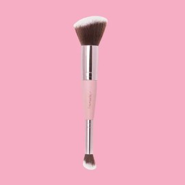Brocha Dual Perfecting Bronzer Brush Beauty Creations Orig Color Rosa