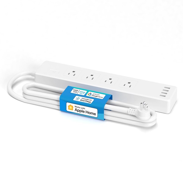 meross Smart Power Strip WiFi Surge Protector Power Bar, Alexa