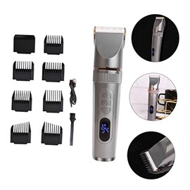 GANAZONO Trimmer with Speed Motor Professional Barber Clippers for Men Low Noise Cordless Hair Cutting Kit with Blades for Salon and Home Grooming