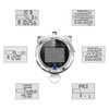 PATIKIL Digital Stopwatch Metal Waterproof Stop for Sport Watch Timer