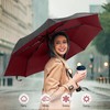 TechRise Umbrella, Compact Strong Windproof Automatic Umbrellas, Folding Lightweight, Portable