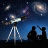 Telescope for Beginners, 90X Portable Astronomical Refractor with 15" Tabletop