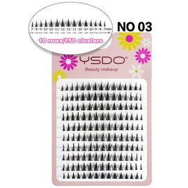 NO3 False Eyelash Parts, Large Capacity, Natural, Everyday Makeup, Stage Use