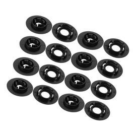 ULTECHNOVO 16sets Car Mat Clips Easy to Install Floor Mat Retainers for Securing Auto Carpets Black Set for Safety and Stability