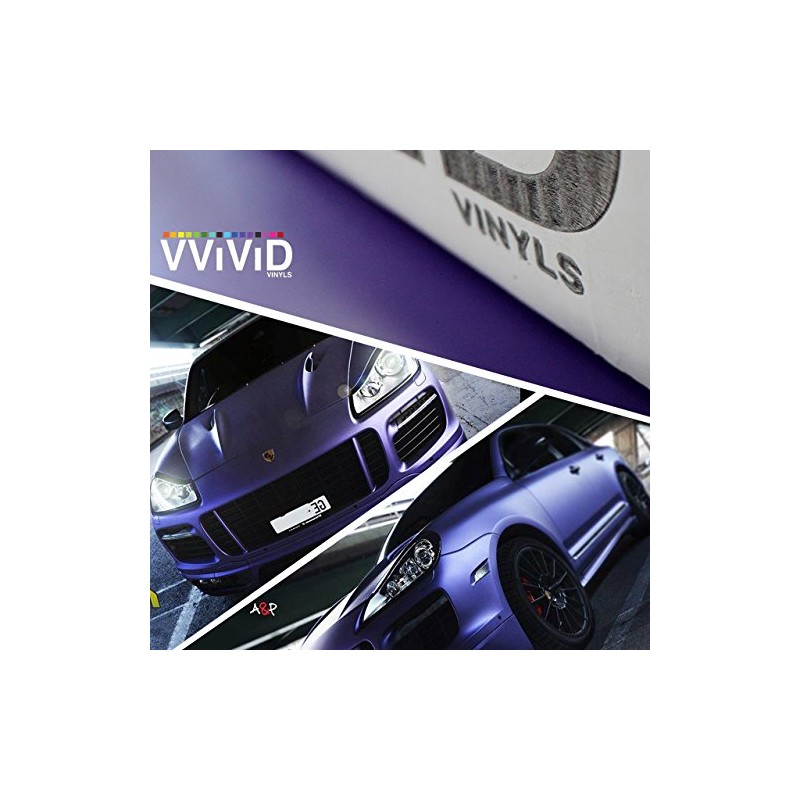 Matte Purple Car Wrap Vinyl Roll with Air Release Adhesive