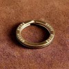 BRASS STORE Original Brass Double Ring (Diameter 1.1 inches (28
