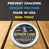 Screw Lube 2 Ounce Wood Screw Lubricant Made in The