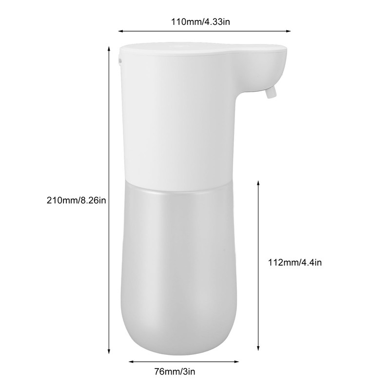 Automatic Soap Dispenser Touchless Rechargeable Soap Dispenser with Adjustable Volume