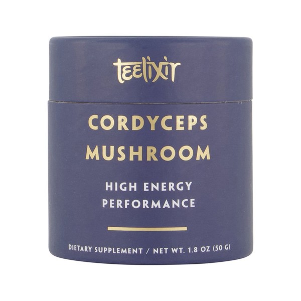 Teelixir Organic Cordyceps Mushroom (High/Energy Performance), 100g