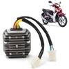 Voltage Regulator Rectifier 7 Wires DualPlug Aluminum Alloy ABS for