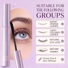 Tubing Mascara for Older Women 60 Plus, Lengthening Mascara Black