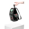Restyle Autumnal Equinox Backpack Gothic Moth Mushroom Embroidered Bag