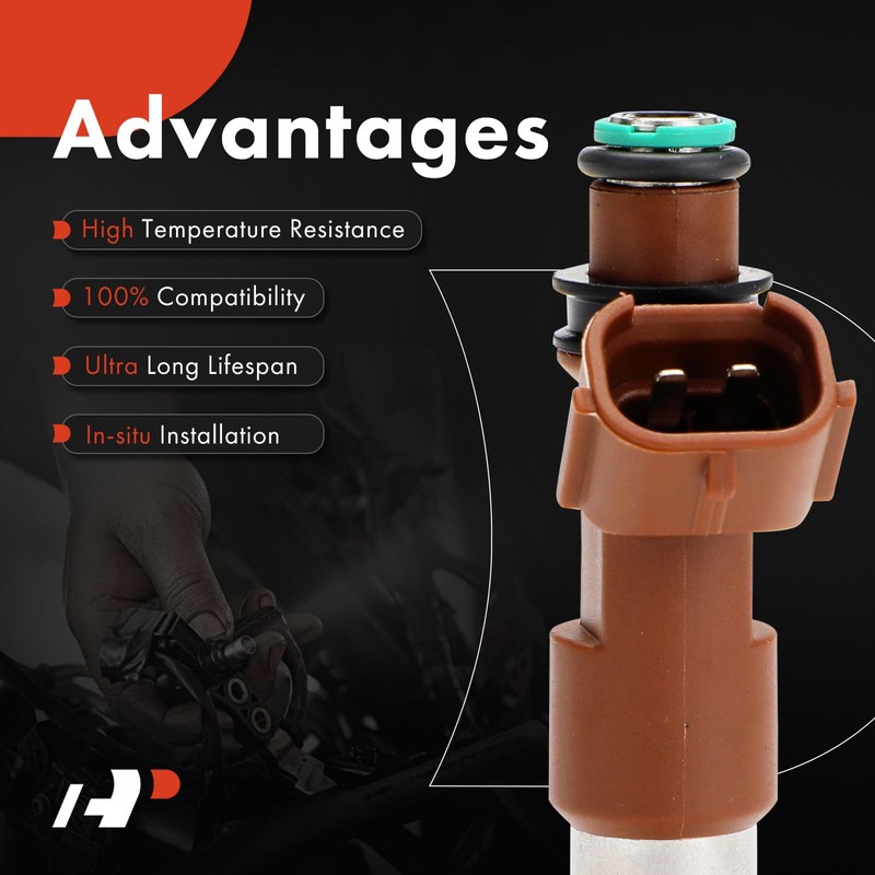 A-Premium Set of 4 Fuel Injectors Compatible with Subaru Outback,