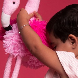 925 Sterling Silver Baby Plain Cuff Bangle Bracelet with Twisted Cable Design - Tiny Size Bracelet for Newborn and Infants with Small Cute Wrists - Fashionable Bangles for Babies