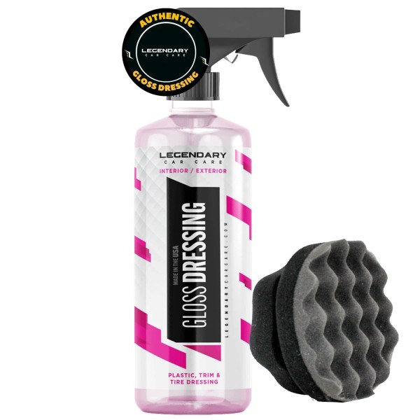 16oz Tire Shine Spray & Plastic Restorer - Water-Based Interior/Exter<wbr/>ior