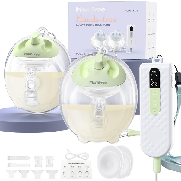 Hands Free Breast Pump K3,Portable Breastfeeding Pumps with Modes &