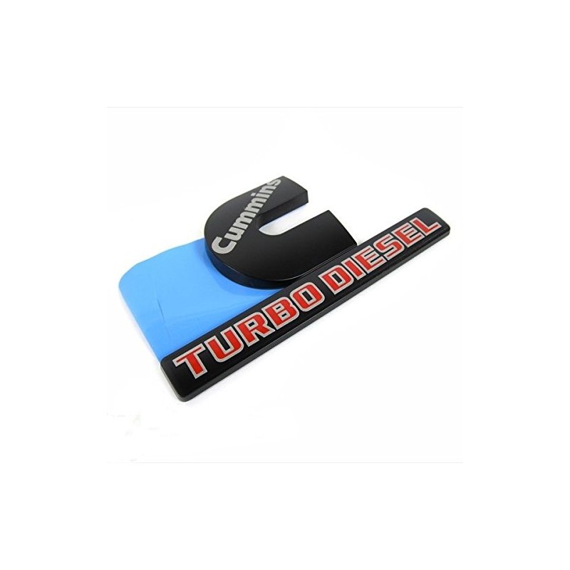 Yoaoo 2Pack Compatible with Cummins Turbo Emblem Badge 2500 3500