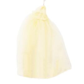 Dollhouse Bed Curtain,1:12 Scale Dollhouse Mesh Bed Curtain,Miniature Dollhouse Bedroom Decor Accessories Furniture,Diy Crafting Tiny Furniture, for Dollhouse,Photo Prop and Gift(Beige)