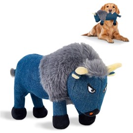 Squeaky Dog Puppy Toys, Stuffed Plush Animal to Keep Them Busy for Small Medium Large Dogs & Aggressive Chewers, Soft Durable Tough Indestructible Pet Chew Toys, Best Products Stuff for Puppies