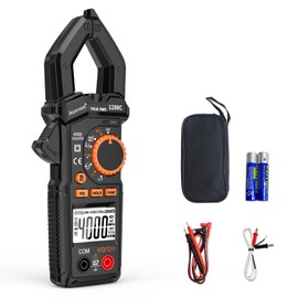Aicevoos Digital Clamp Meter Multimeter Voltage Tester Auto-ranging, Measures Current Voltage Capacitance Resistance Diodes