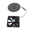 10W Solar Powered Exhaust Fan Monocrystalline Silicon Solar Panel Fan