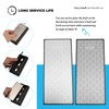 AWAOVV Double-Sided Diamond Sharpening Stone,Whetstone Honeycomb Plate with Non-Slip Base(400/1000
