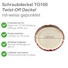 Devitre Twist-Off Lid 100 mm TO100 | 6 Replacement Lids