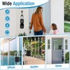 WACCET Key Safe with Number Code, Weatherproof Key Safe Outdoor