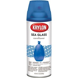 Krylon K09058007 Sea Glass Spray Paint, Cornflower, 12 Ounce