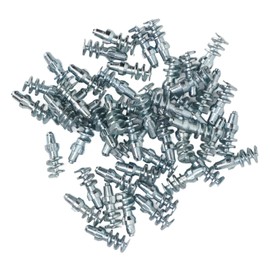 Qiilu Snow Tire Stud Screws - 50pcs Anti-Slip Tire Spikes for Car Truck Motorcycle Accessories Winter Driving