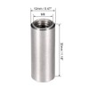 sourcing map M8 Round Connector Nuts, 304 Stainless Steel Coupling