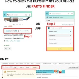 Marsflex O2 Oxygen Sensor 234-4797 Downstream Compatible with Honda 2003-2007 Accord EX/EX-L/LX/DX/SE L4 2.4L Replacement 36532-RAA-A01 13704