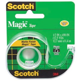 Scotch Magic Tape, 1/2 x 450 Inch (104), Green