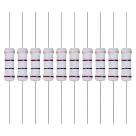 YOKIVE Pack of 30 Metal Oxide Layer Resistors Axis Line Resistance Hold Normal Circuit Operation Large for Electric Current Equipment (Grey 2W 100 Ohm)