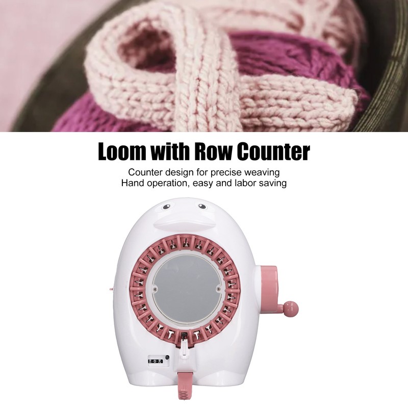 22 Needles Loom with Row Counter Wool Knitting Machine Hand